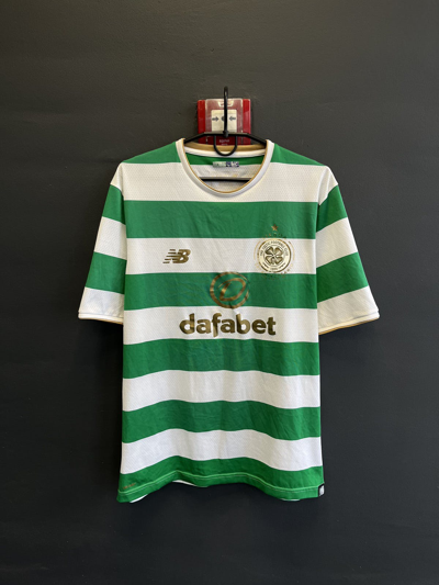 Pre-owned Jersey X Soccer Jersey Blokecore New Balance The Celtic Football Club Dril Jersey In White