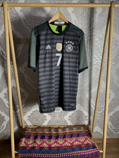 Pre-owned Adidas X Soccer Jersey Vintage Adidas Germany Schweinsteiger 2015 Soccer Jersey Y2k In Green