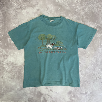 Pre-owned Disney X Vintage Walt Disney 101 Dalmatians T-shirt In Green