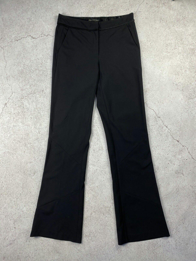 Pre-owned Avant Garde Marithe Francois Girbaud Flared Wide Nylon Pants Trousers In Black