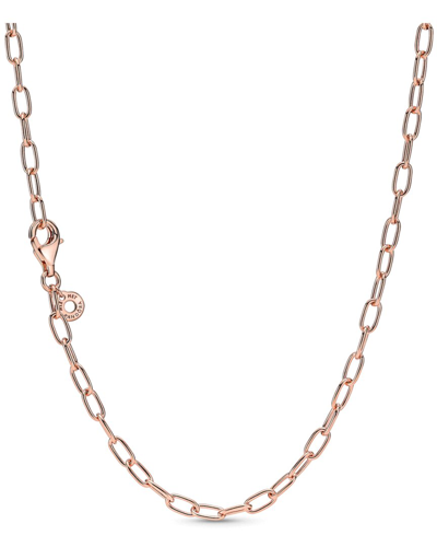 Pandora Moments 14k Rose Gold Plated Link Necklace