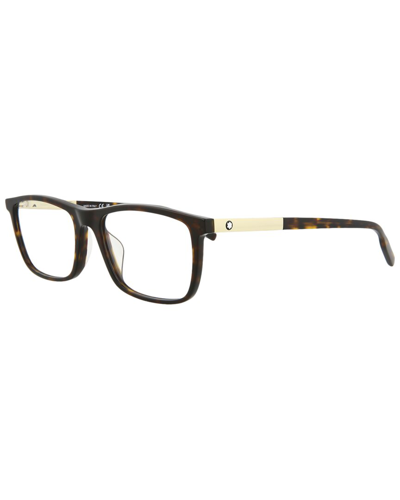 Montblanc Men's Mb0021o 39mm Optical Frames In Brown