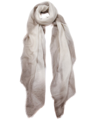 Blue Pacific Bliss Cashmere Scarf In Neutral
