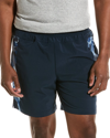 Fourlaps Bolt Short 7" In Charcoal, Men's At Urban Outfitters In Blue