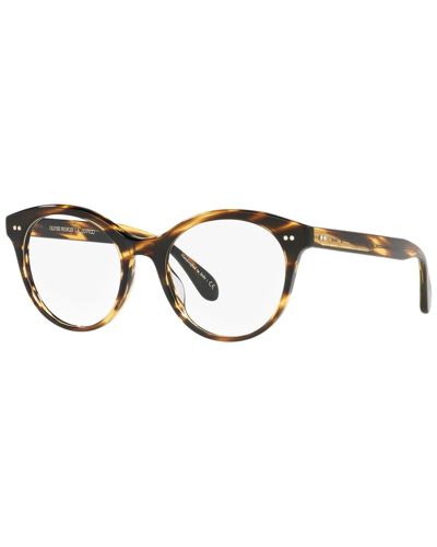 Oliver Peoples Women's Ov5463u 52mm Optical Frames In Brown
