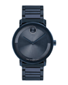 Movado Men's Bold Evolution 2.0 Swiss Quartz Ionic Plated Blue Steel Watch 40mm