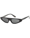 Dolce & Gabbana 52mm Rectangular Sunglasses In Black