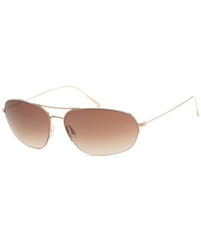 Oliver Peoples Unisex Ov1304st 64mm Sunglasses In Gold