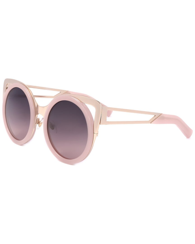 Linda Farrow X Erdem Women's Edm4 49mm Sunglasses In Pink