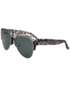 Linda Farrow Erdem X  Women's Edm25 59mm Sunglasses In Black