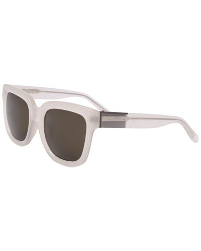 Linda Farrow X Phillip Lim Unisex Pl51 55mm Sunglasses In White
