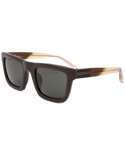 Linda Farrow X Phillip Lim Unisex Pl100 51mm Sunglasses In Brown