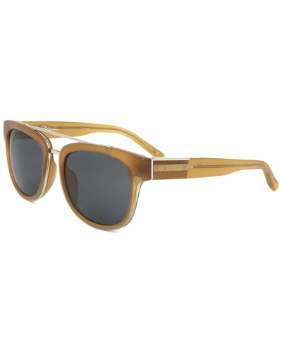 Linda Farrow Philip Lim By  Men's Pl144 54mm Sunglasses In Brown