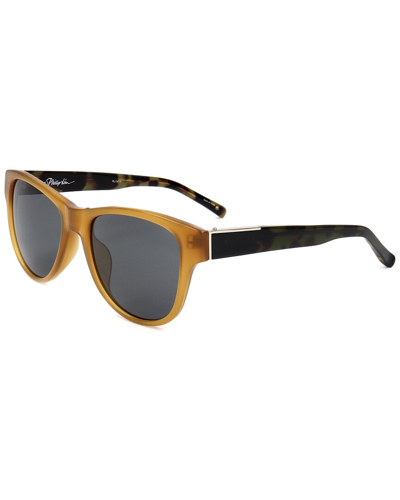 Linda Farrow Philip Lim By  Men's Pl147 53mm Sunglasses In Brown