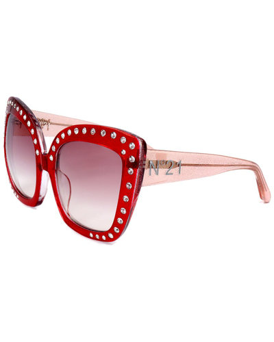 Linda Farrow N°21 X  Women's N21s21 60mm Sunglasses In Red