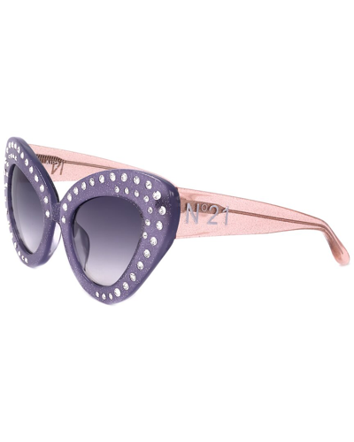 Linda Farrow N°21 X  No 21 By Women's N21s23 52mm Sunglasses In Purple