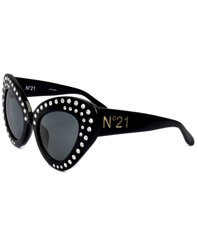 Linda Farrow No 21 By Women's N21s23 52mm Sunglasses In Black