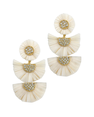 Adornia 14k Plated Statement Earrings In Gold