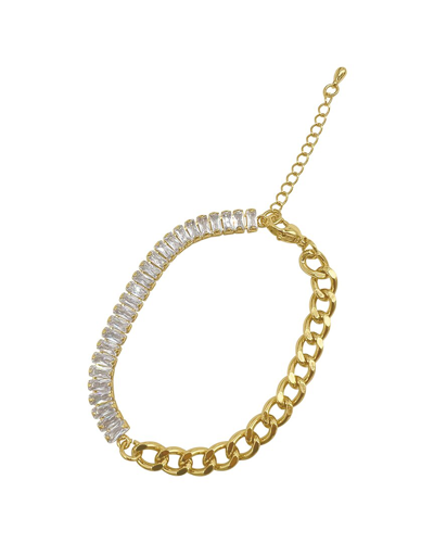 Adornia 14k Plated Chain Bracelet In Gold