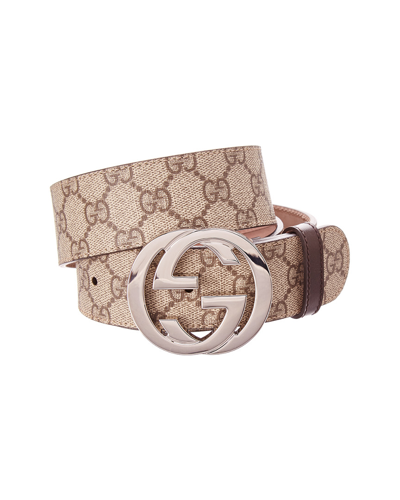 Gucci Signature Leather Belt In Brown