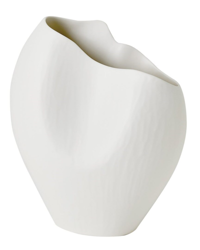 Global Views Small Horn Vase In White