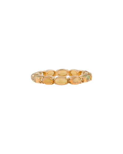 Gemstones 18k 1.50 Ct. Tw. Opal Eternity Ring