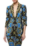 ALICE AND OLIVIA BREANN TAPESTRY PRINT FITTED BLAZER