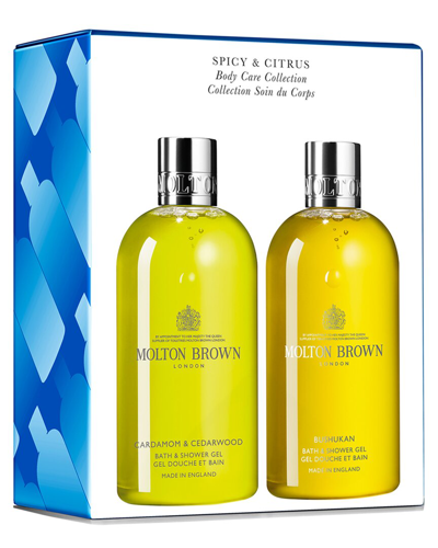 Molton Brown London Unisex 2 X 10oz Spicy & Citrus Body Care Collection In Multi