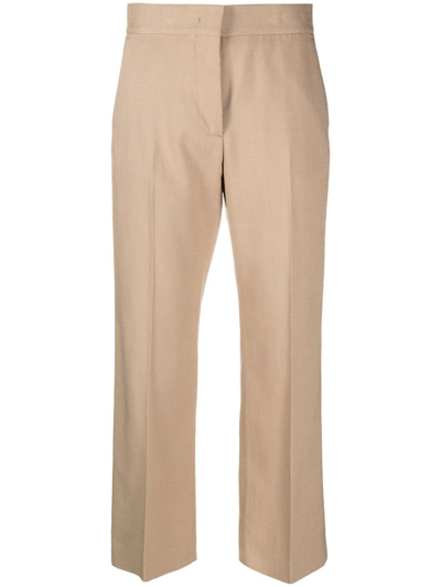 Msgm Trousers In Brown