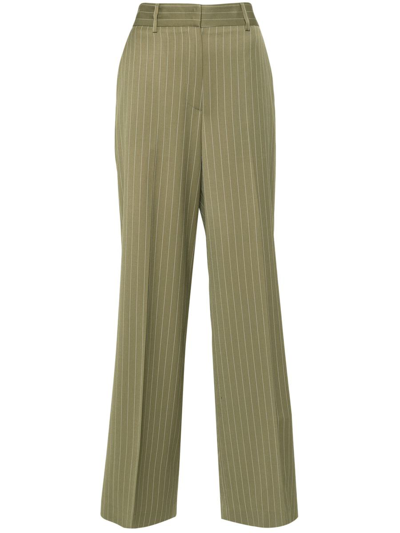 Msgm Trousers In Green