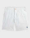 Polo Ralph Lauren Kids' Boy's Prepster Stretch Cotton Twill Shorts In Deckwash White