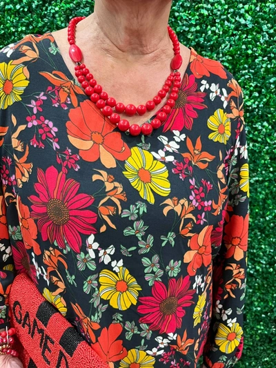 Michelle Mcdowell Jamie Top In Vintage Pedal Ash In Multi