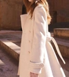 Molly Bracken Classic Double Breasted Trench Coat In Beige In Beige