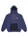 BALLY BALLY UNISEX HIKE 6 ORGANIC COTTON PURPLE HOODED SWEATSHIRT 6238596