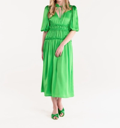 Alden Adair Shelbi Dress In Lime In Green
