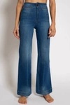 Askk Ny Brighton Wide Leg Jeans In Multi