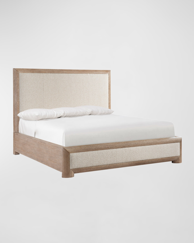 Bernhardt Aventura Upholstered King Bed In Off White, Brown