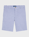 RALPH LAUREN BOY'S SEERSUCKER PREPPY SHORTS