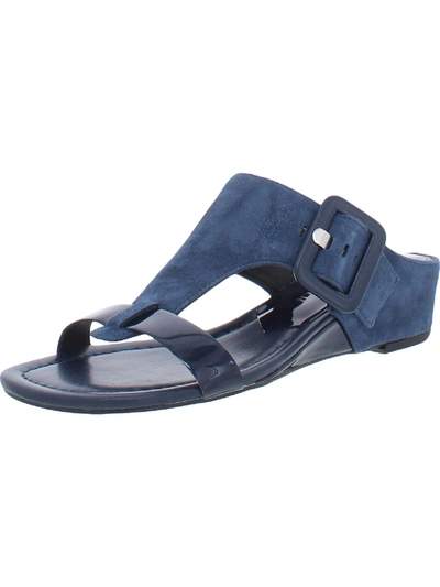 Donald J Pliner Ofelia Womens Adjustable Cork Wedge Sandals In Multi