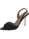 Malone Souliers Joss Womens Leather High Heel Slingback Heels In Black