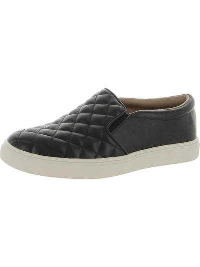A New Day Reese Womens Quilted Faux Leather Casual And Fashion Sneakers In Black