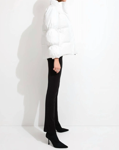 Unreal Fur Mariposa Puffer Jacket In White