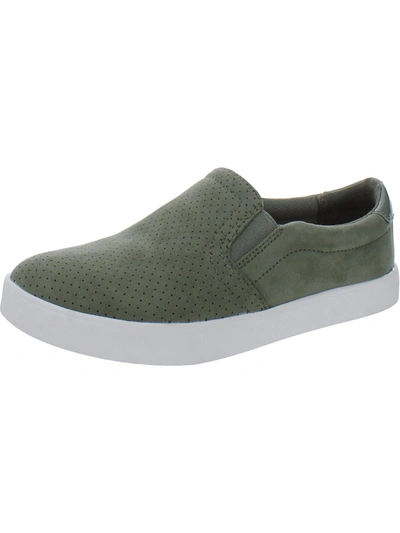 Dr. Scholl's Shoes Madison Womens Knit Slip On Casual And Fashion Sneakers In Green