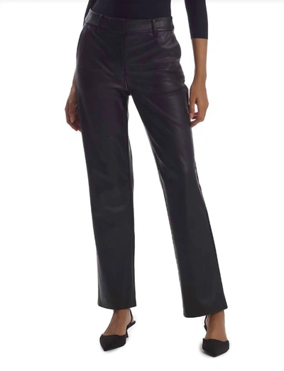 Commando Faux Leather Pant In Black