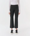 Atm Anthony Thomas Melillo Ponte Knit Kick Flare Pants In Black