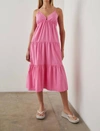RAILS AVRIL DRESS IN HOT PINK