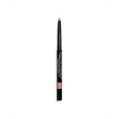 Chanel 76 Brun Platine Stylo Yeux Waterproof Longwear Eyeliner And Kohl Pencil 0.3g