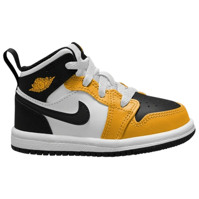 Jordan Kids' Boys  Aj1 Mid Ss In Yellow/white/black