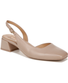 Naturalizer Jayla Slingback Pumps In Warm Fawn Leather