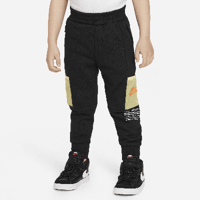 Nike Babies' Sportswear Paint Your Future Toddler French Terry Pants In Black